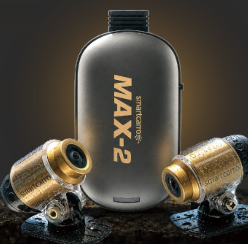 스마트카로 MAX-2 블랙박스 본체와 전후방 카메라